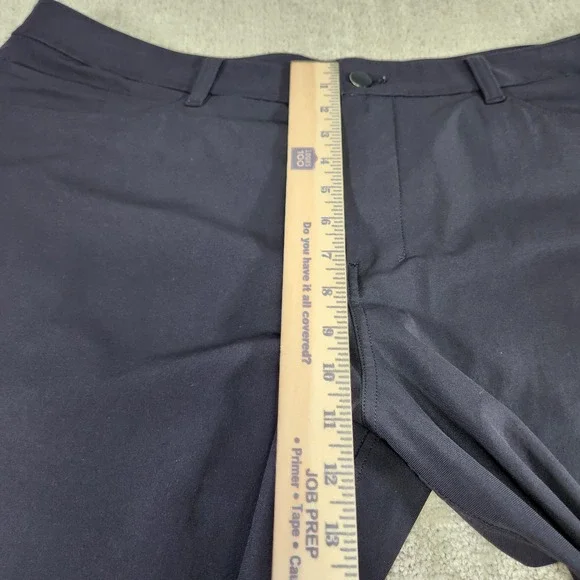 Lululemon Pants Men 40X31 ABC Classic Fit Performance Warpstreme Black Chino - Picture 5 of 13